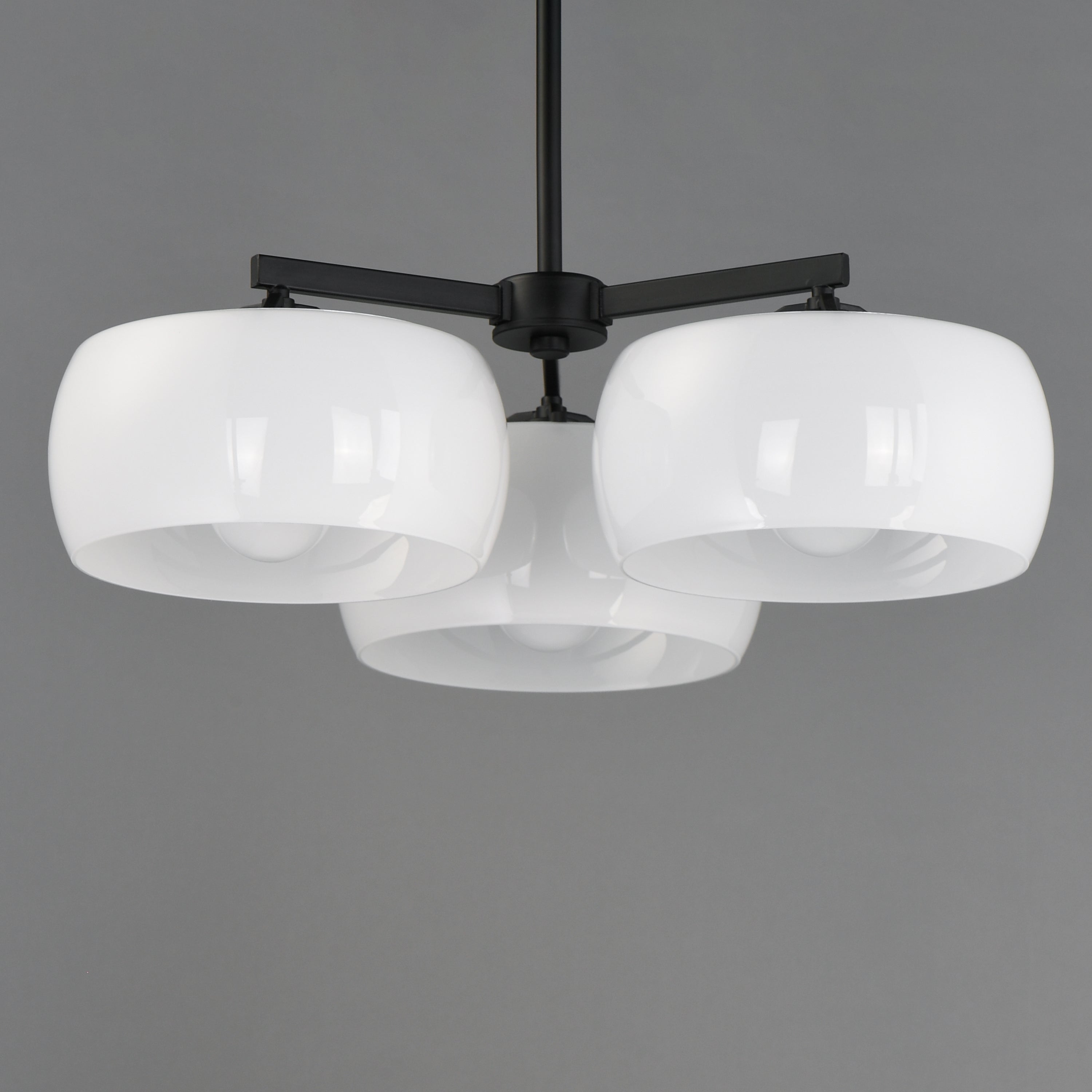 Glazed 3-Light Chandelier
