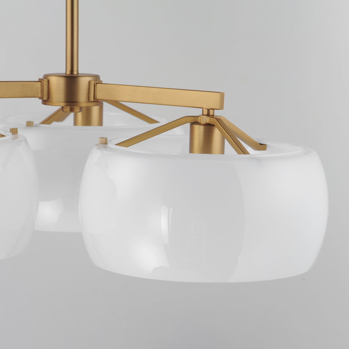 Glazed 3-Light Chandelier