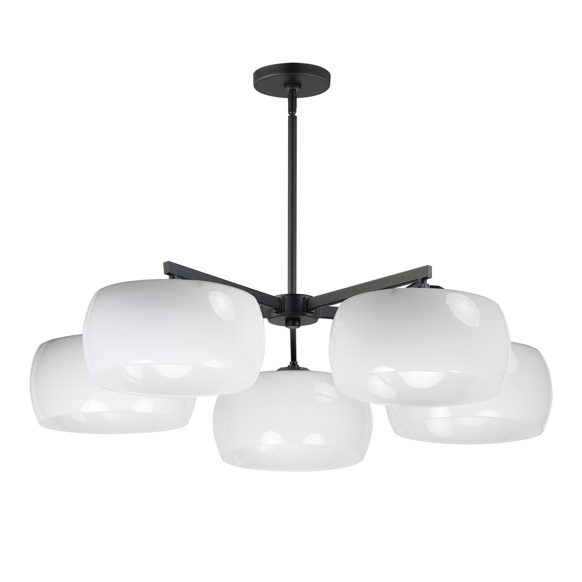 Glazed 5-Light Chandelier