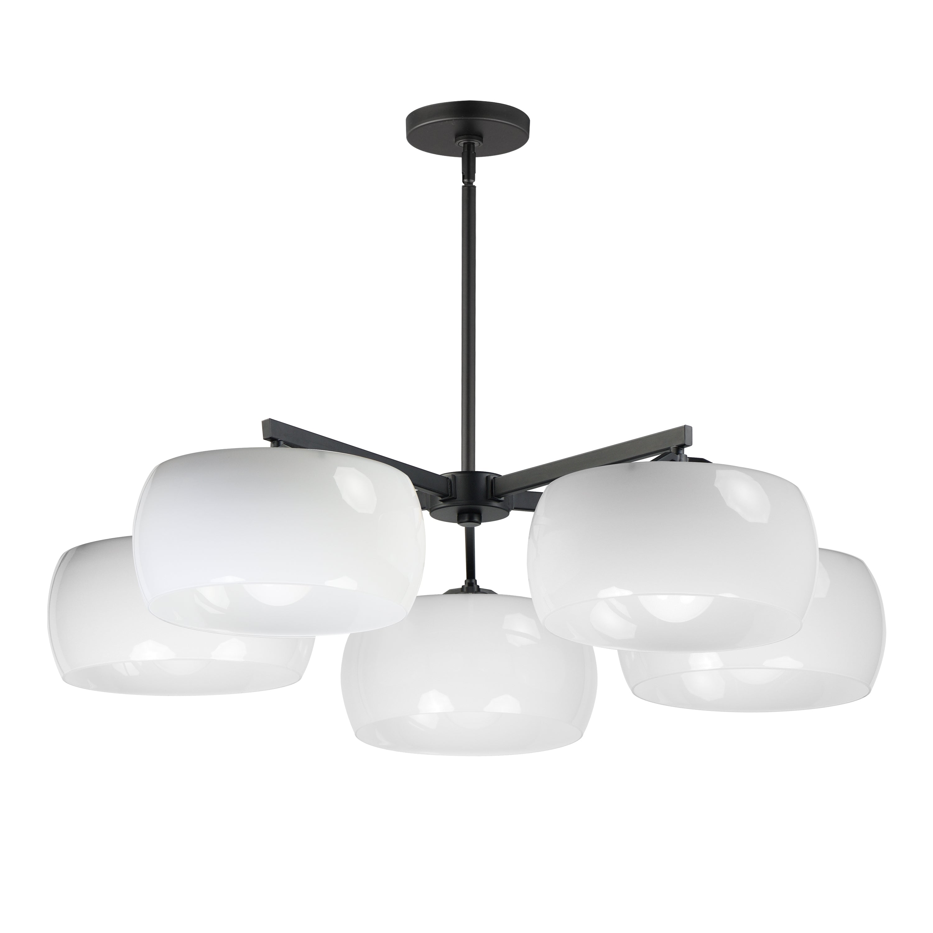 Glazed 5-Light Chandelier