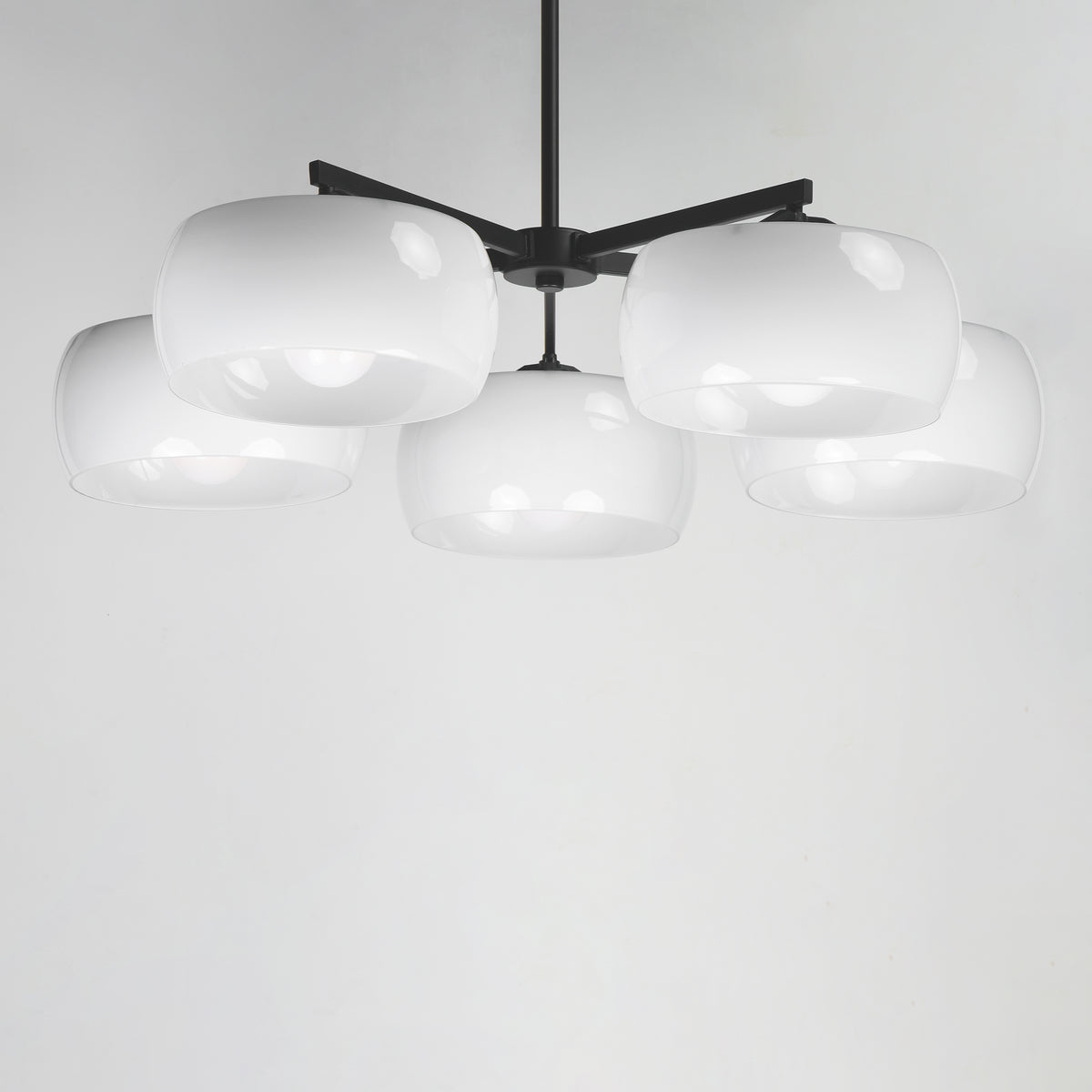 Glazed 5-Light Chandelier