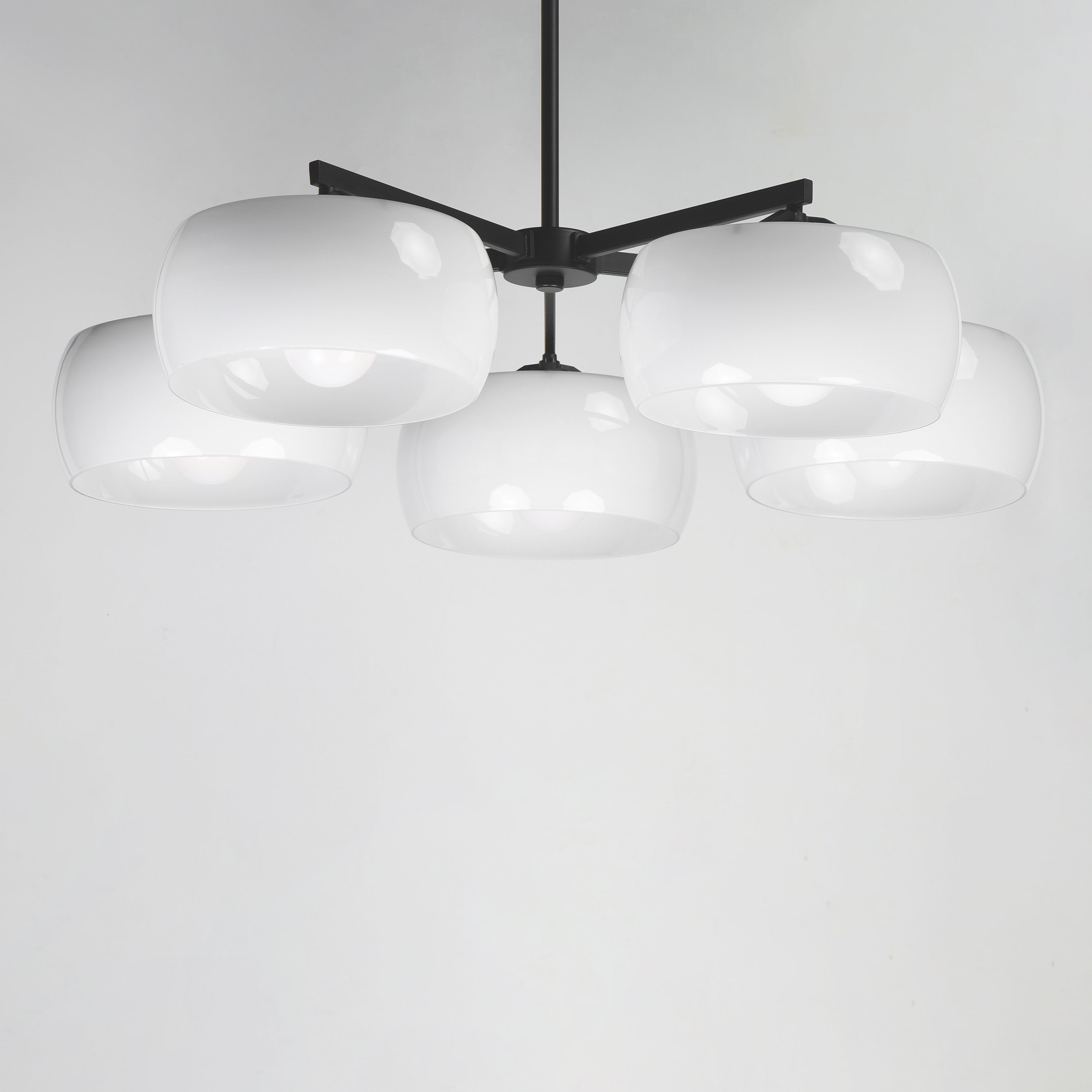 Glazed 5-Light Chandelier