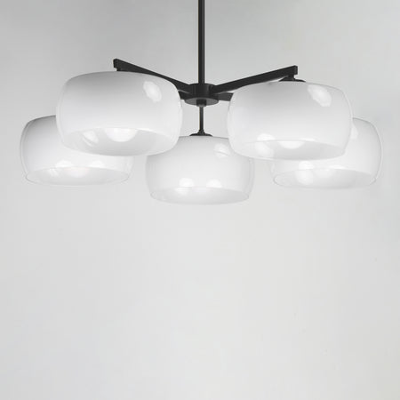 Glazed 5-Light Chandelier