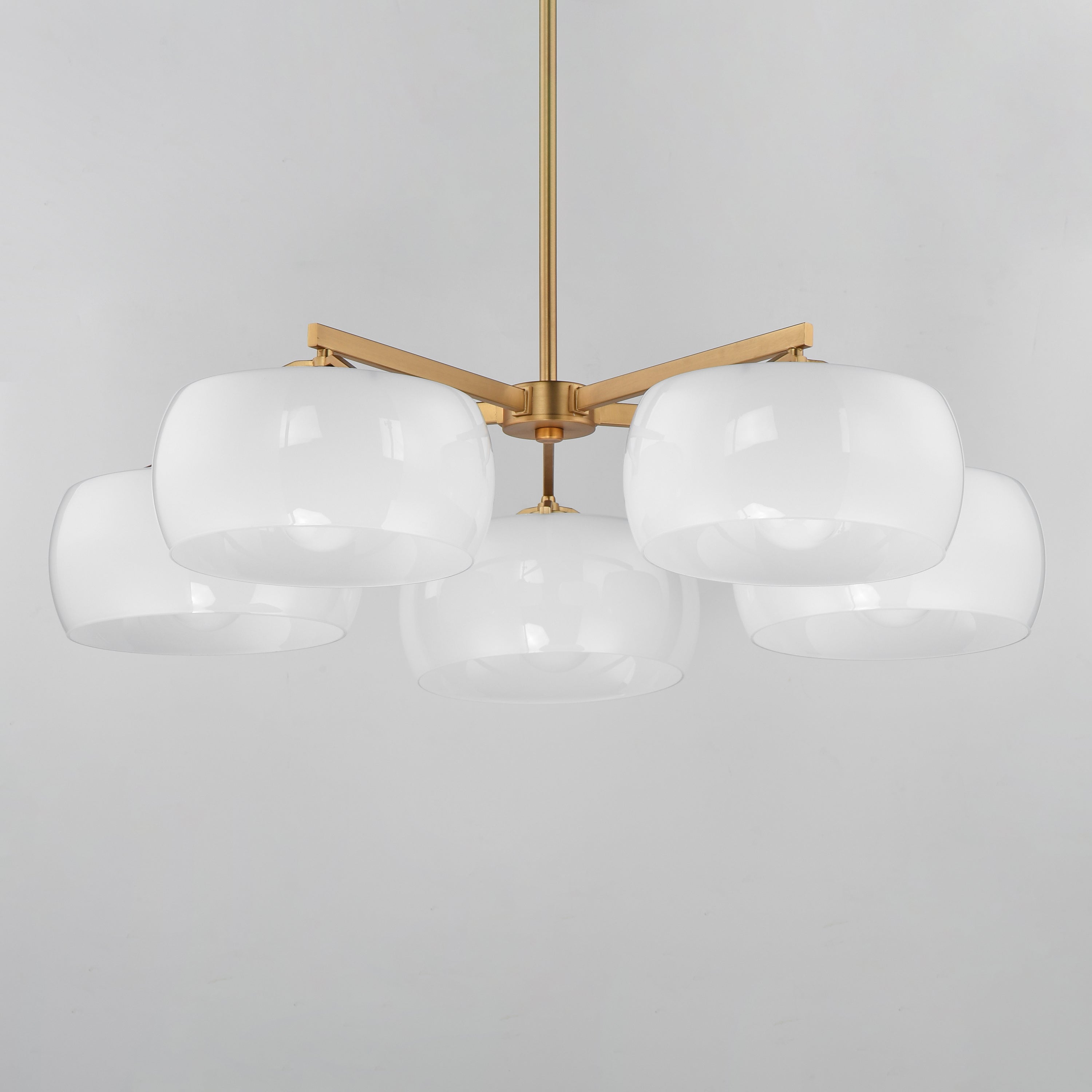 Glazed 5-Light Chandelier