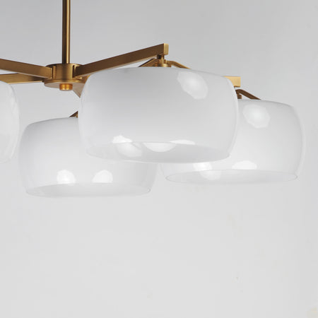 Glazed 5-Light Chandelier