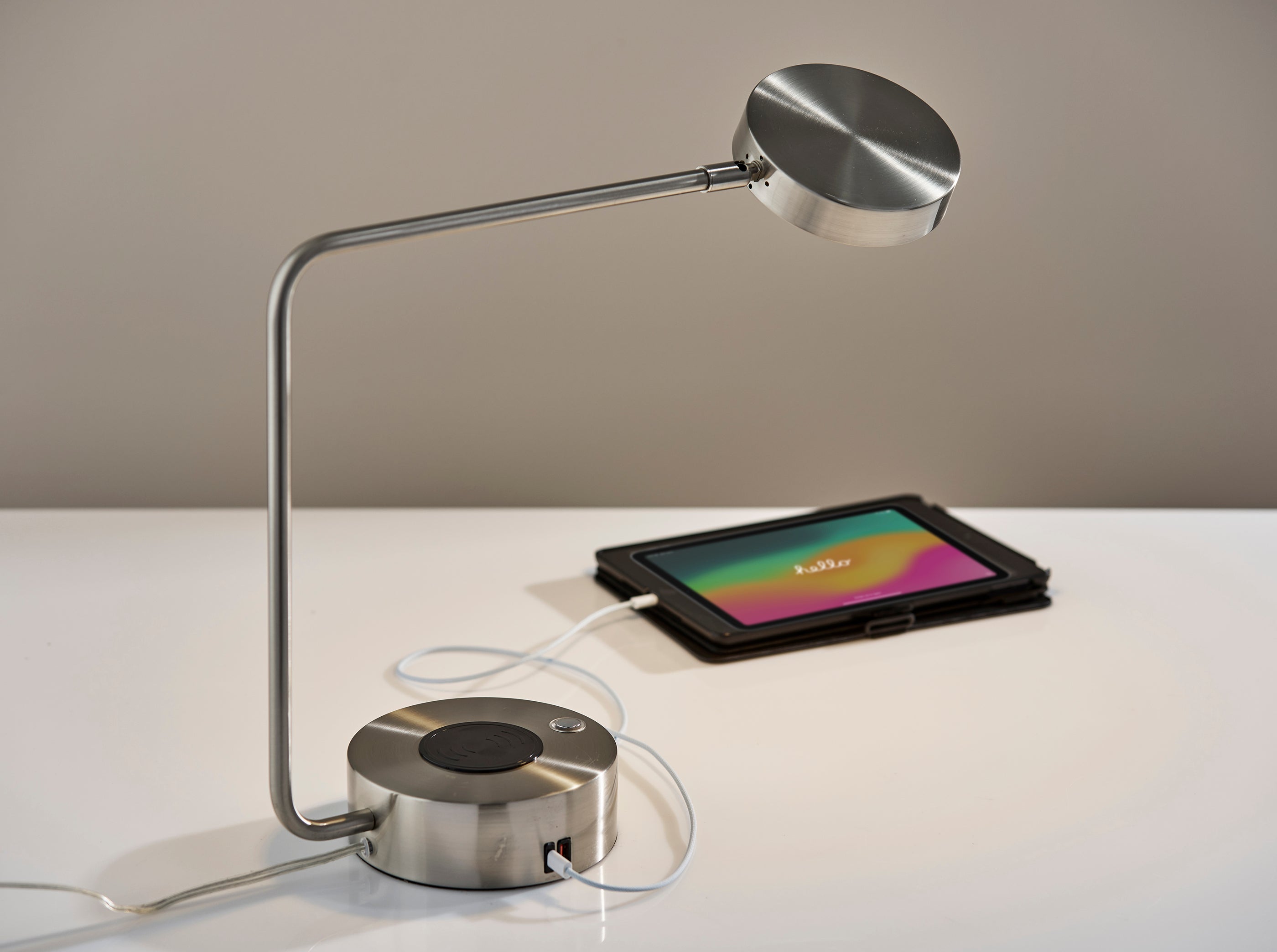 Viper Supercharger LED Desk Lamp- Steel