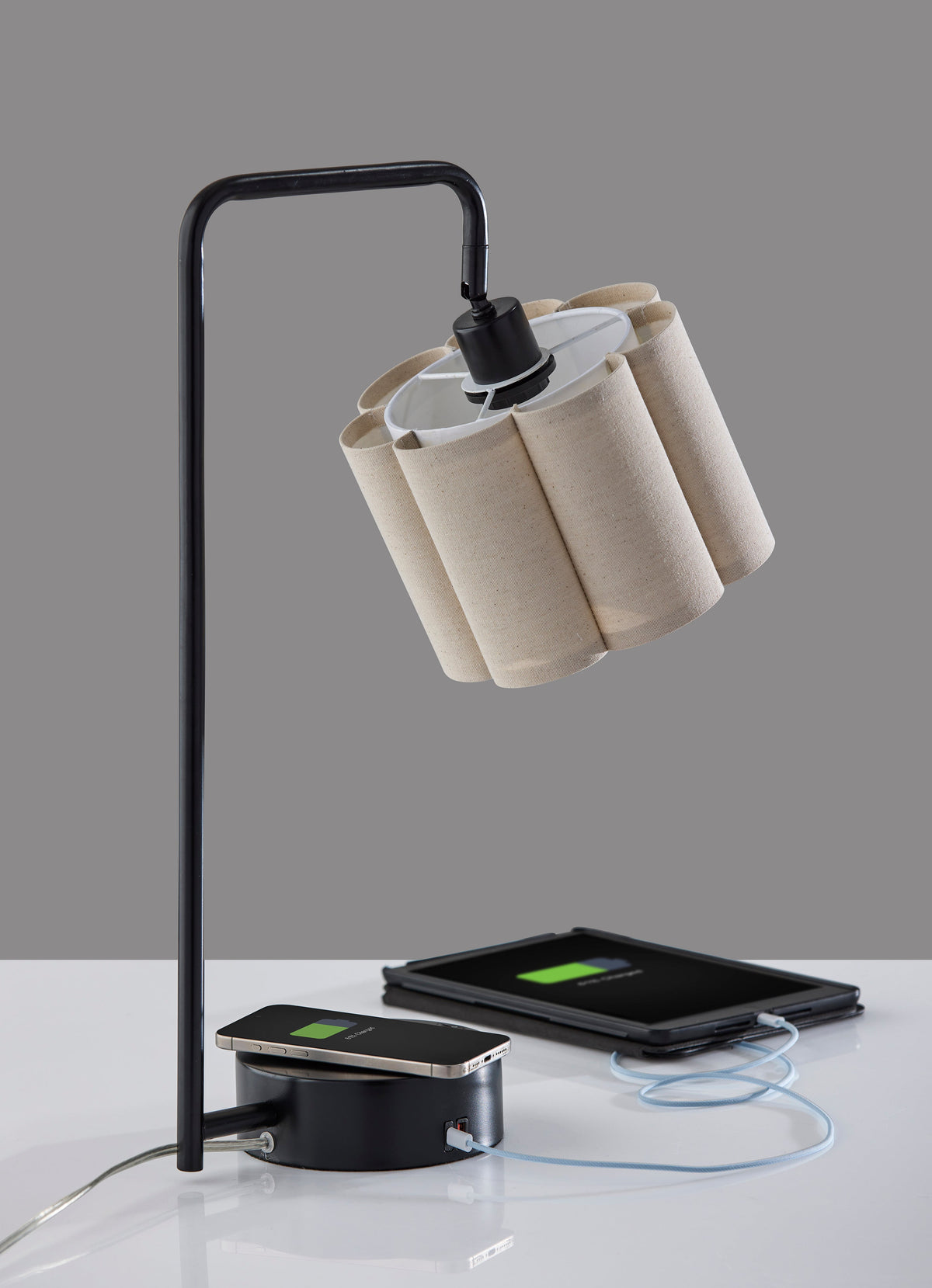 Dover Supercharger Desk Lamp- Black