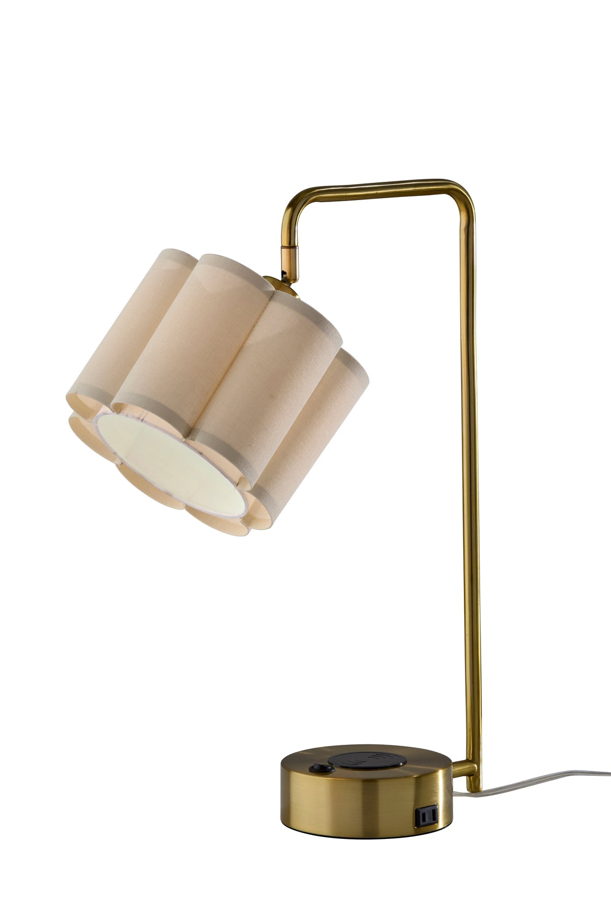 Dover Supercharger Desk Lamp- Antique Brass