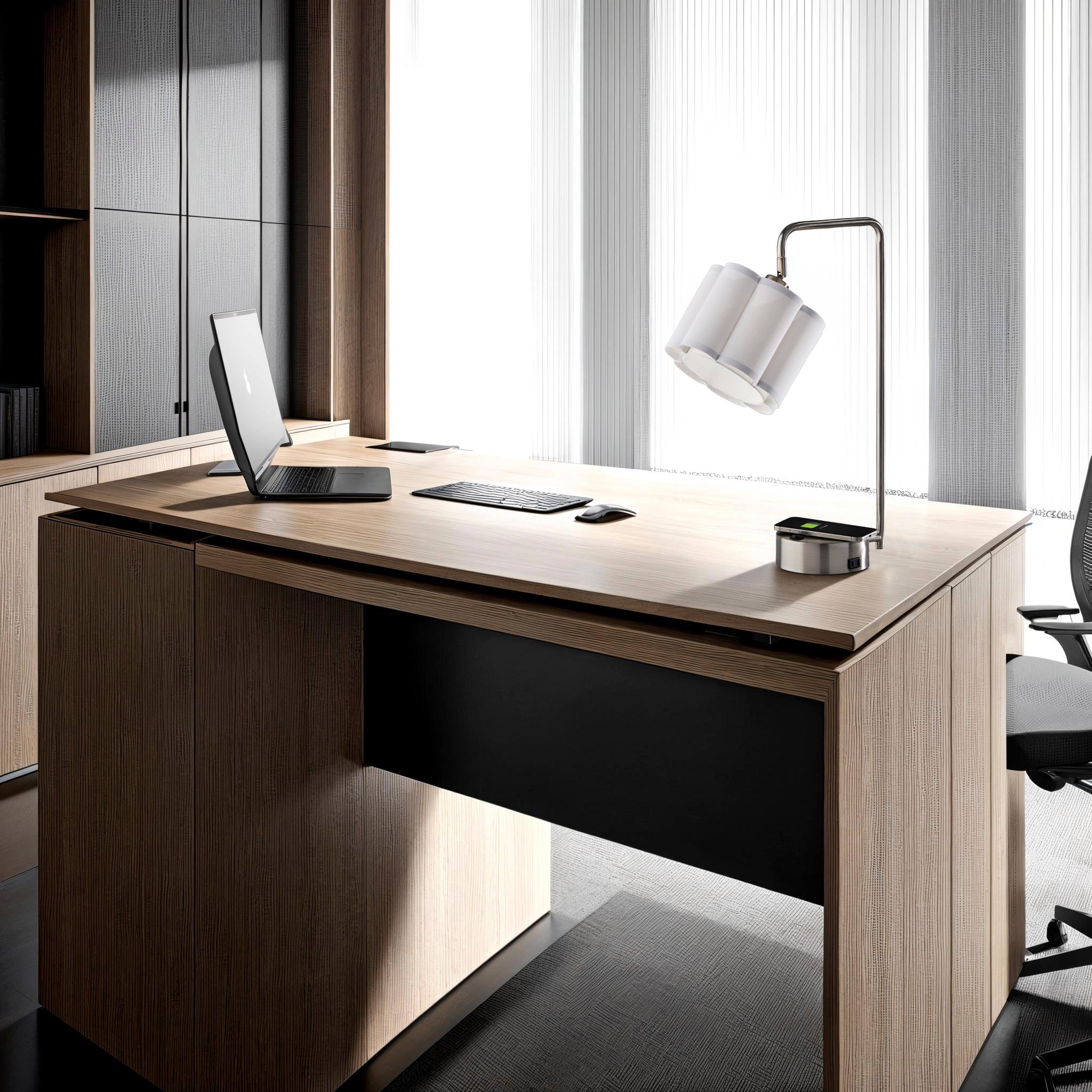 Dover Supercharger Desk Lamp- Steel