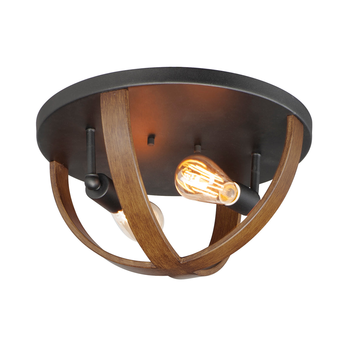 Compass 2-Light Flush Mount