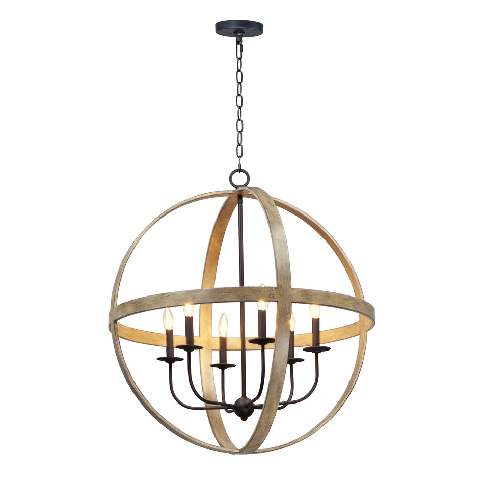 Compass 6-Light Pendant