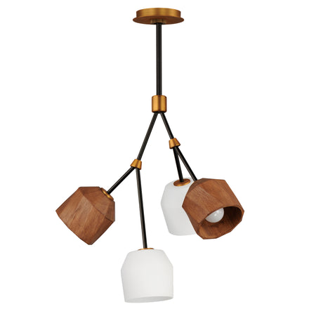 Akimbo 4-Light Pendant W LED Bulbs