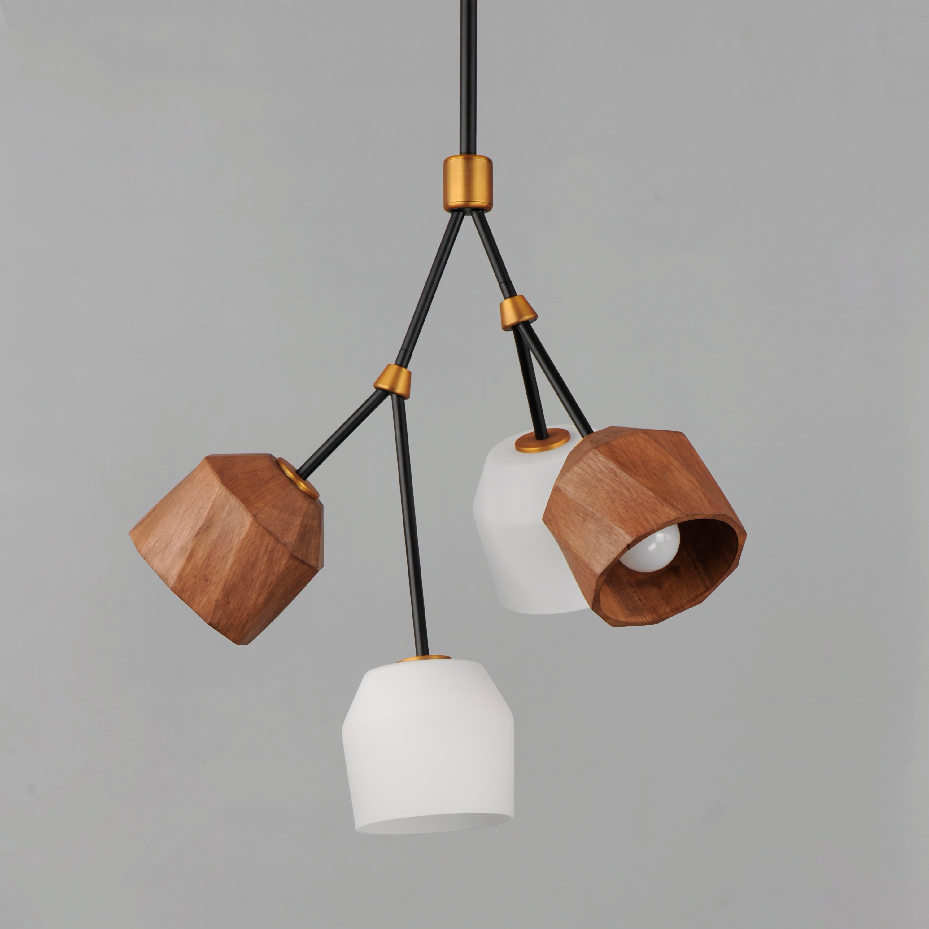 Akimbo 4-Light Pendant W LED Bulbs
