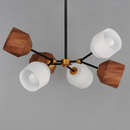 Akimbo 6-Light Pendant W LED Bulbs