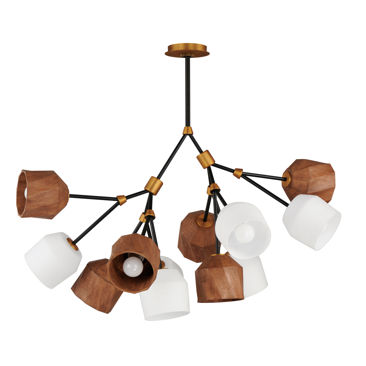 Akimbo 12-Light Pendant W LED Bulbs