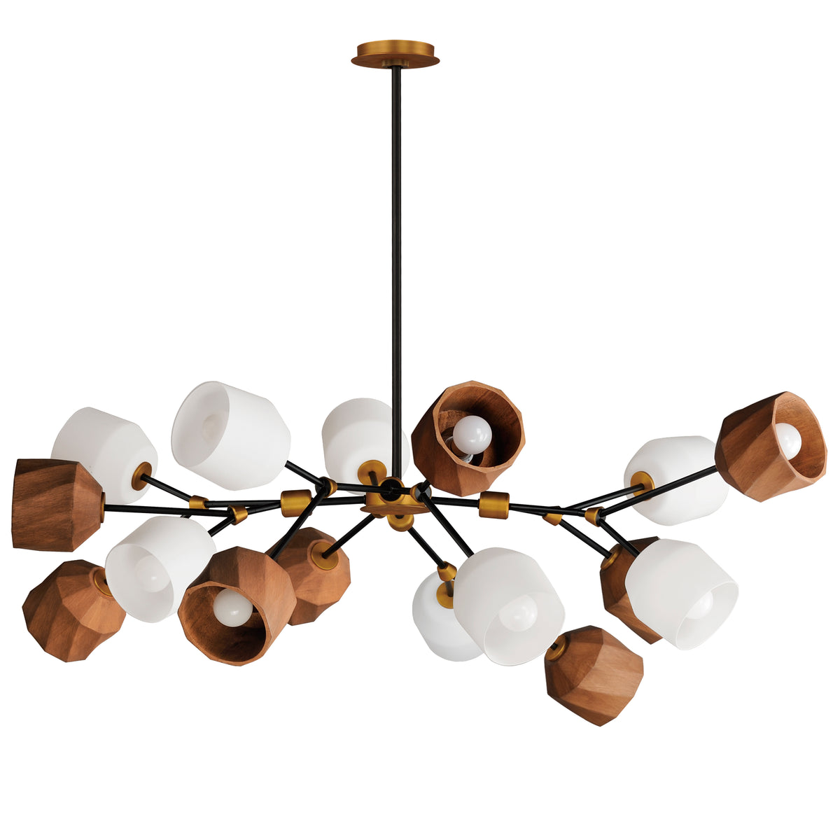 Akimbo 16-Light Pendant w LED Bulbs