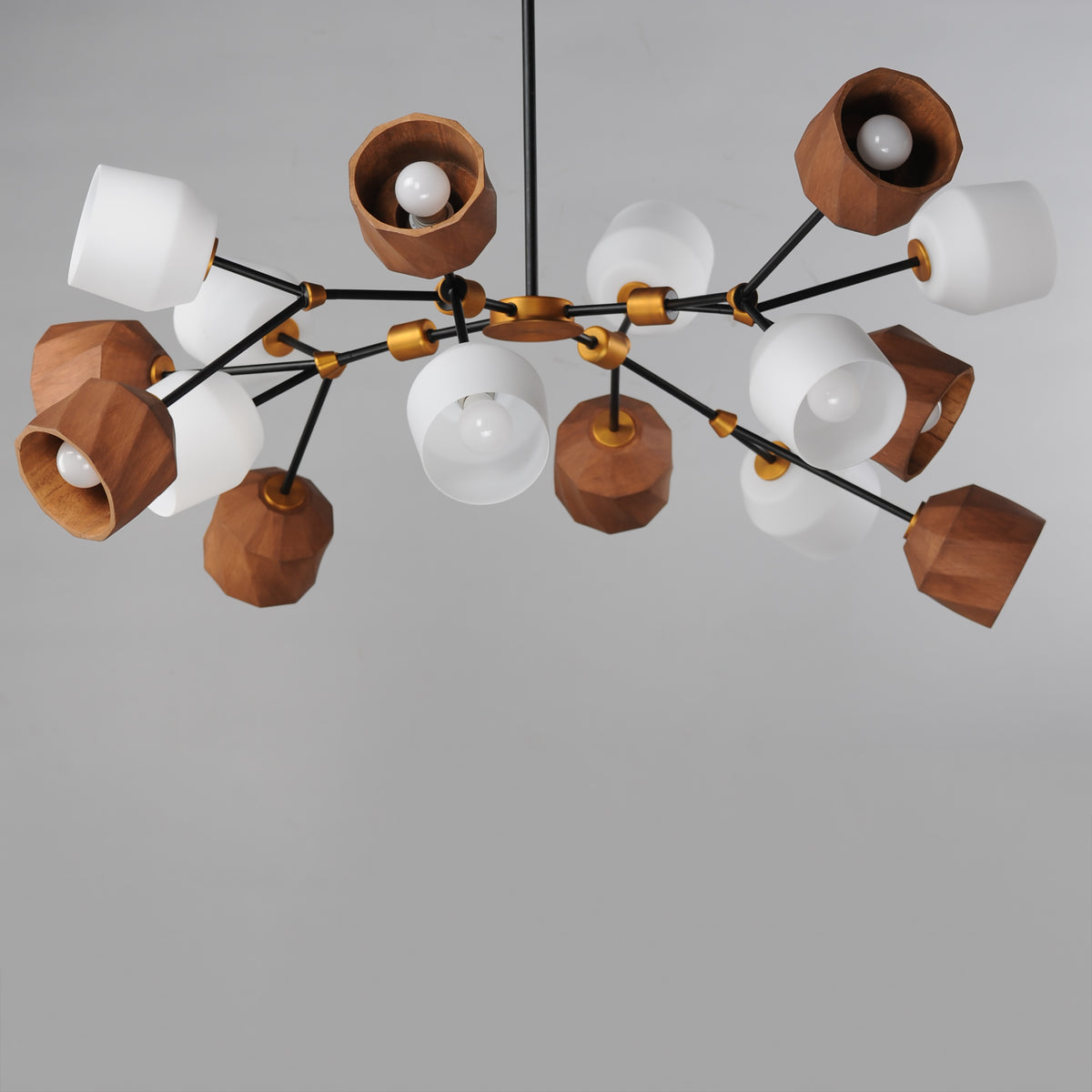 Akimbo 16-Light Pendant w LED Bulbs