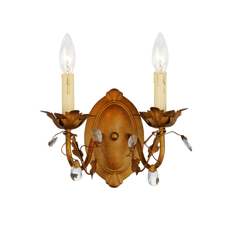 Elegante 2-Light Wall Sconce