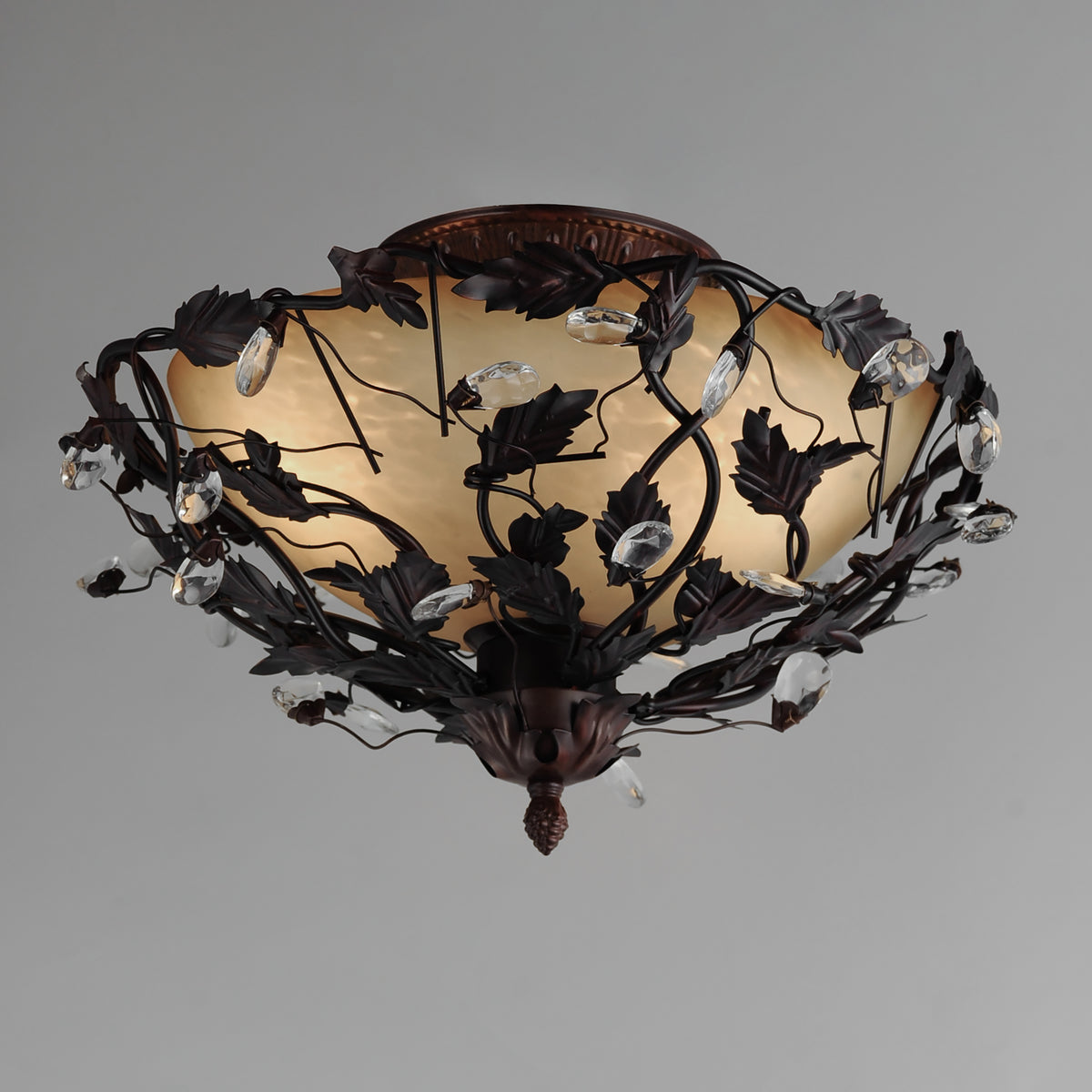 Elegante 3-Light Semi-Flush Mount