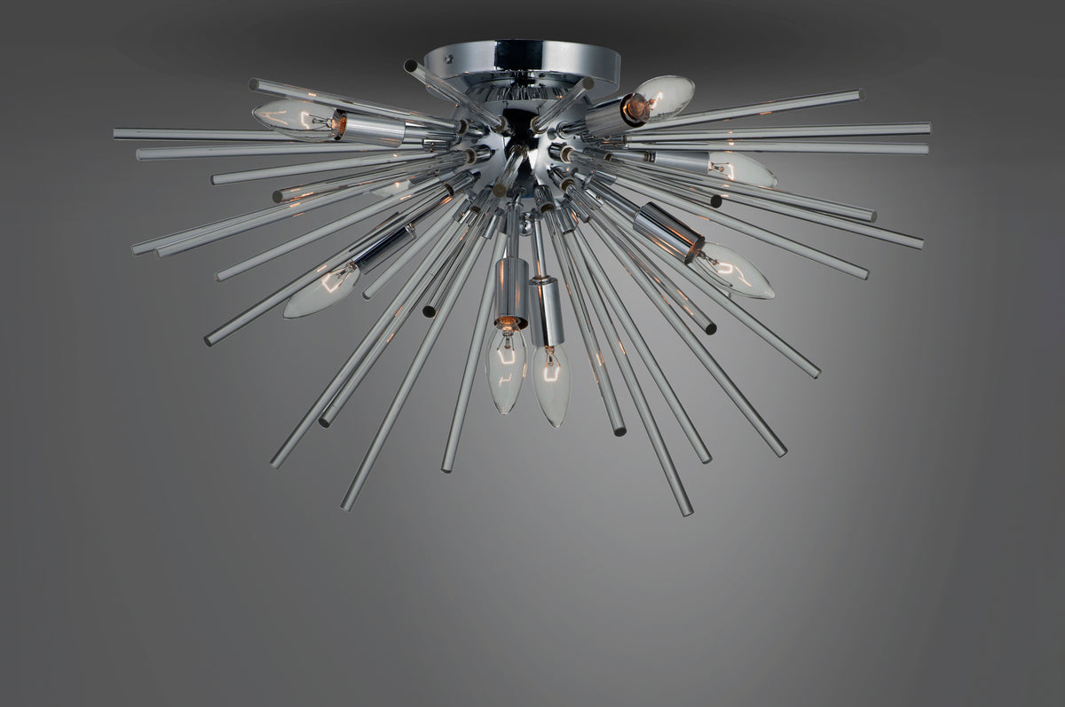 Polaris 8-Light Flush Mount