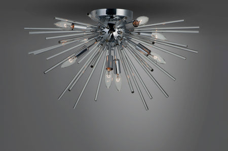 Polaris 8-Light Flush Mount