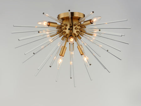 Polaris 8-Light Flush Mount