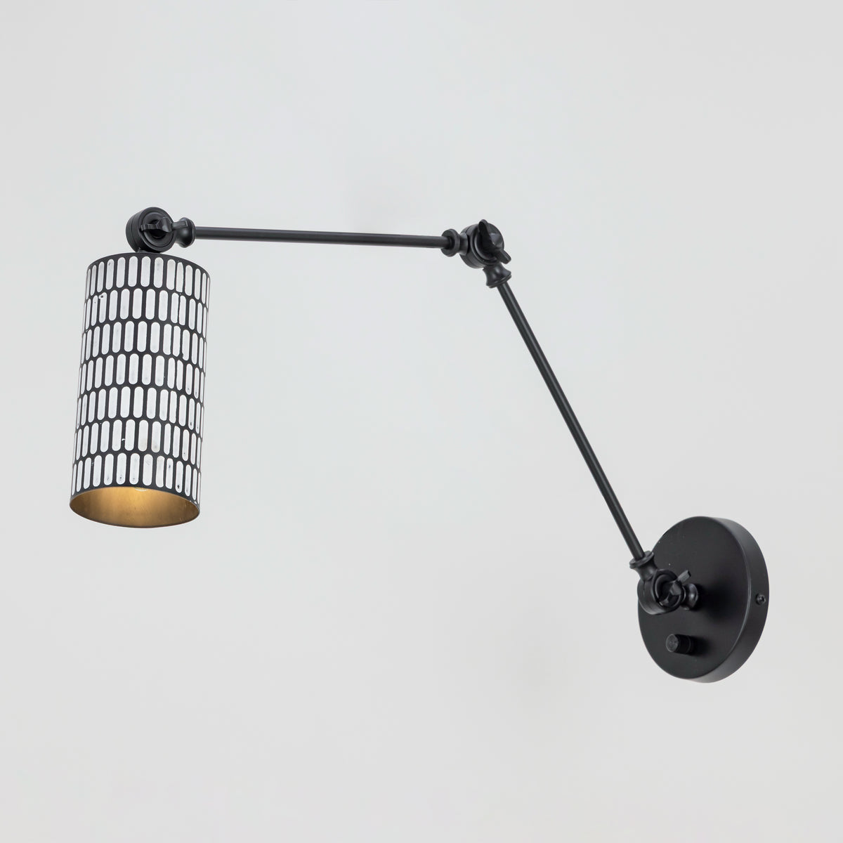 Shaka 1-Light Swing Arm Wall Sconce