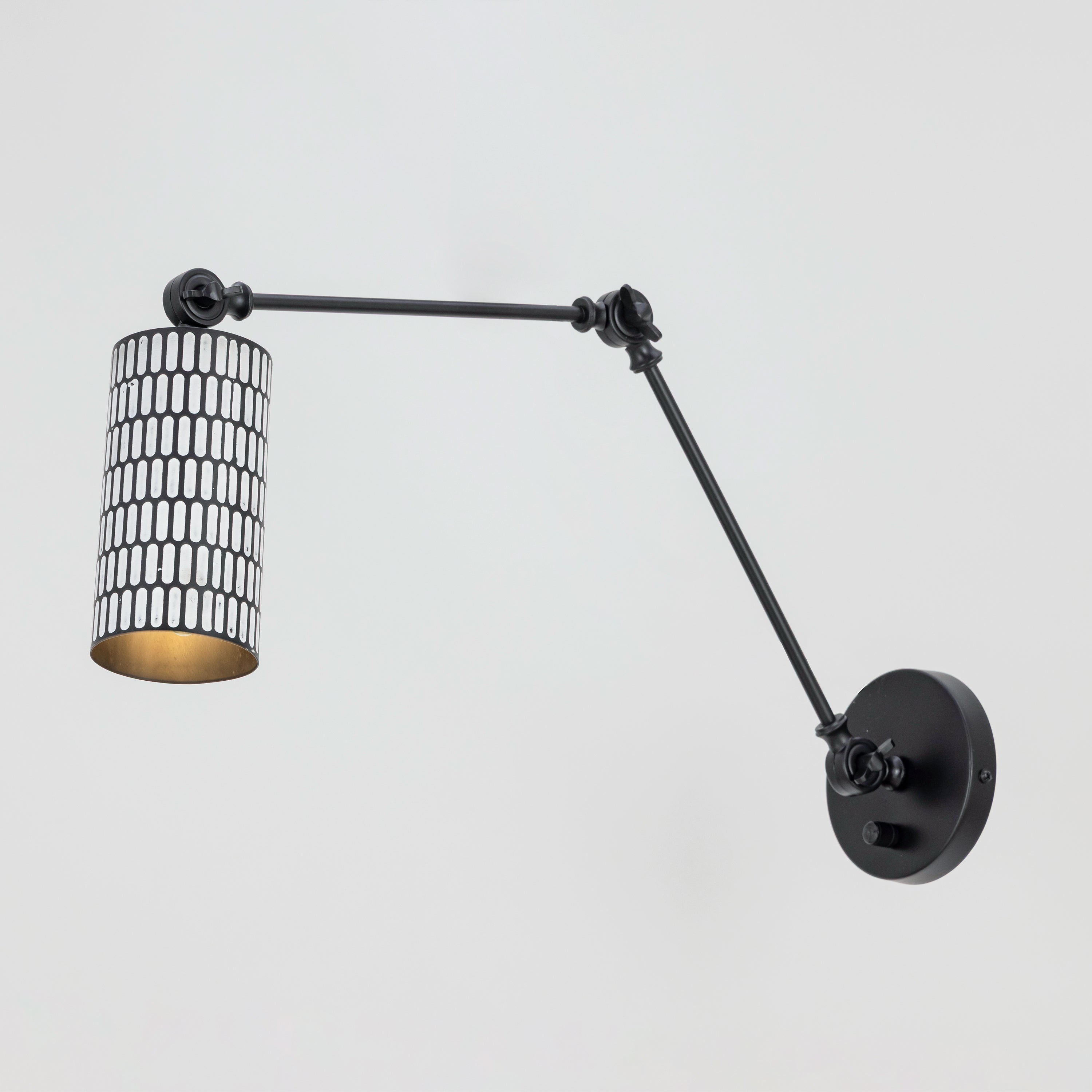 Shaka 1-Light Swing Arm Wall Sconce