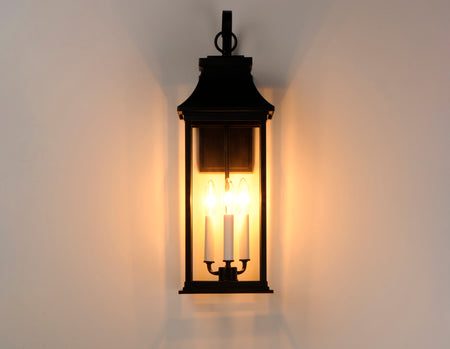 Vicksburg 3-Light Large Outdoor Wall Sconce
