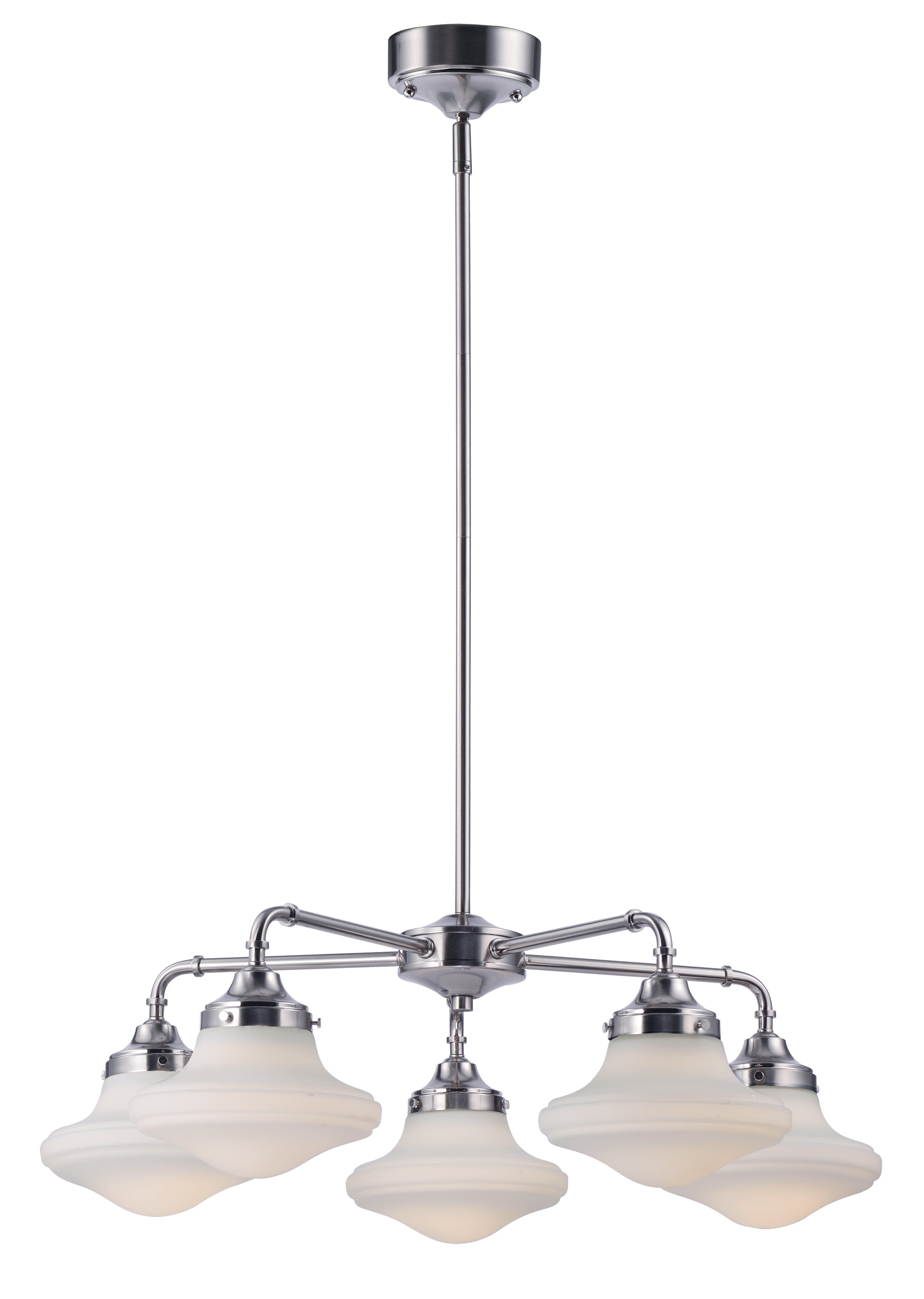 New School 5-Light LED Chandelier