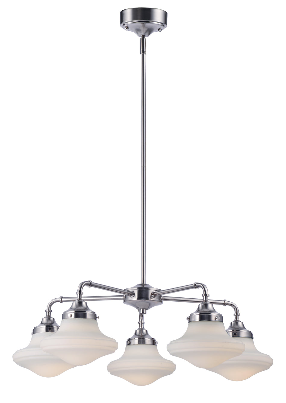 New School 5-Light LED Chandelier