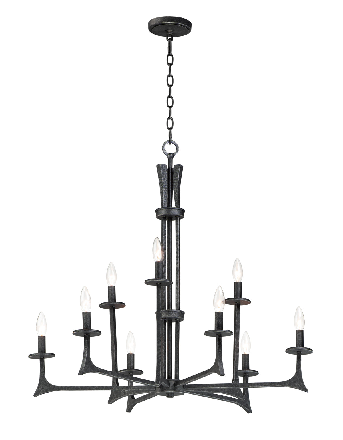 Anvil 9-Light Chandelier