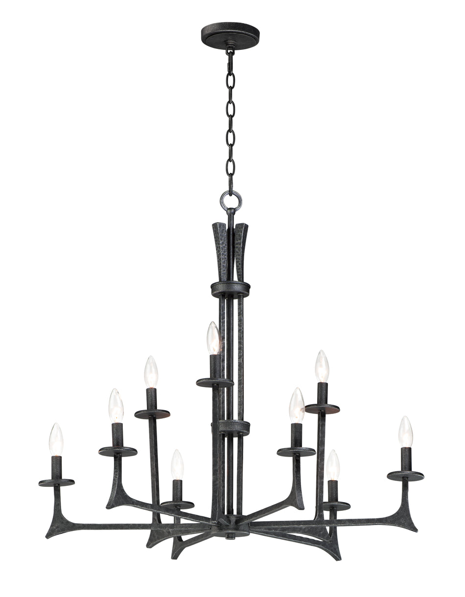 Anvil 9-Light Chandelier