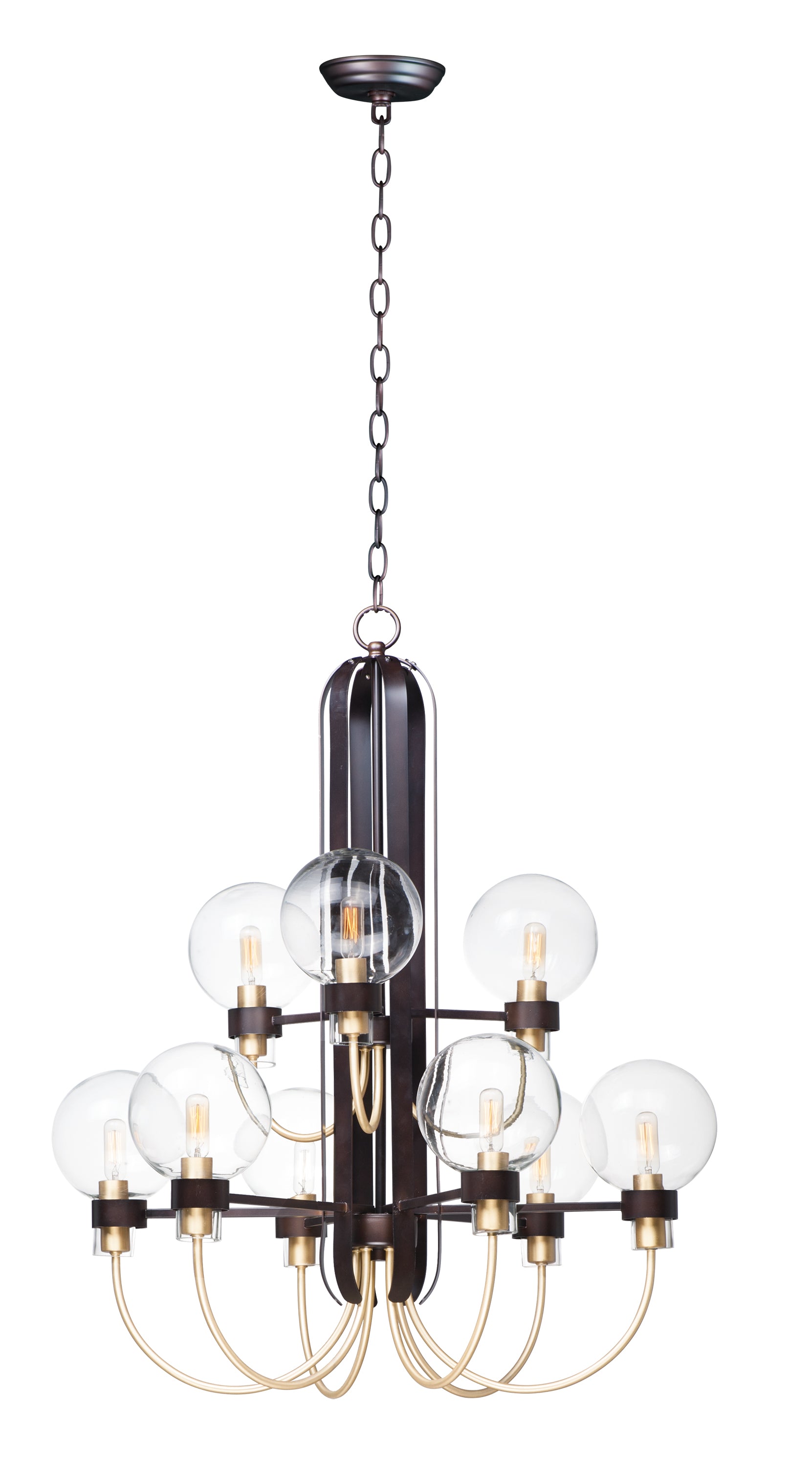 Bauhaus 9-Light Chandelier