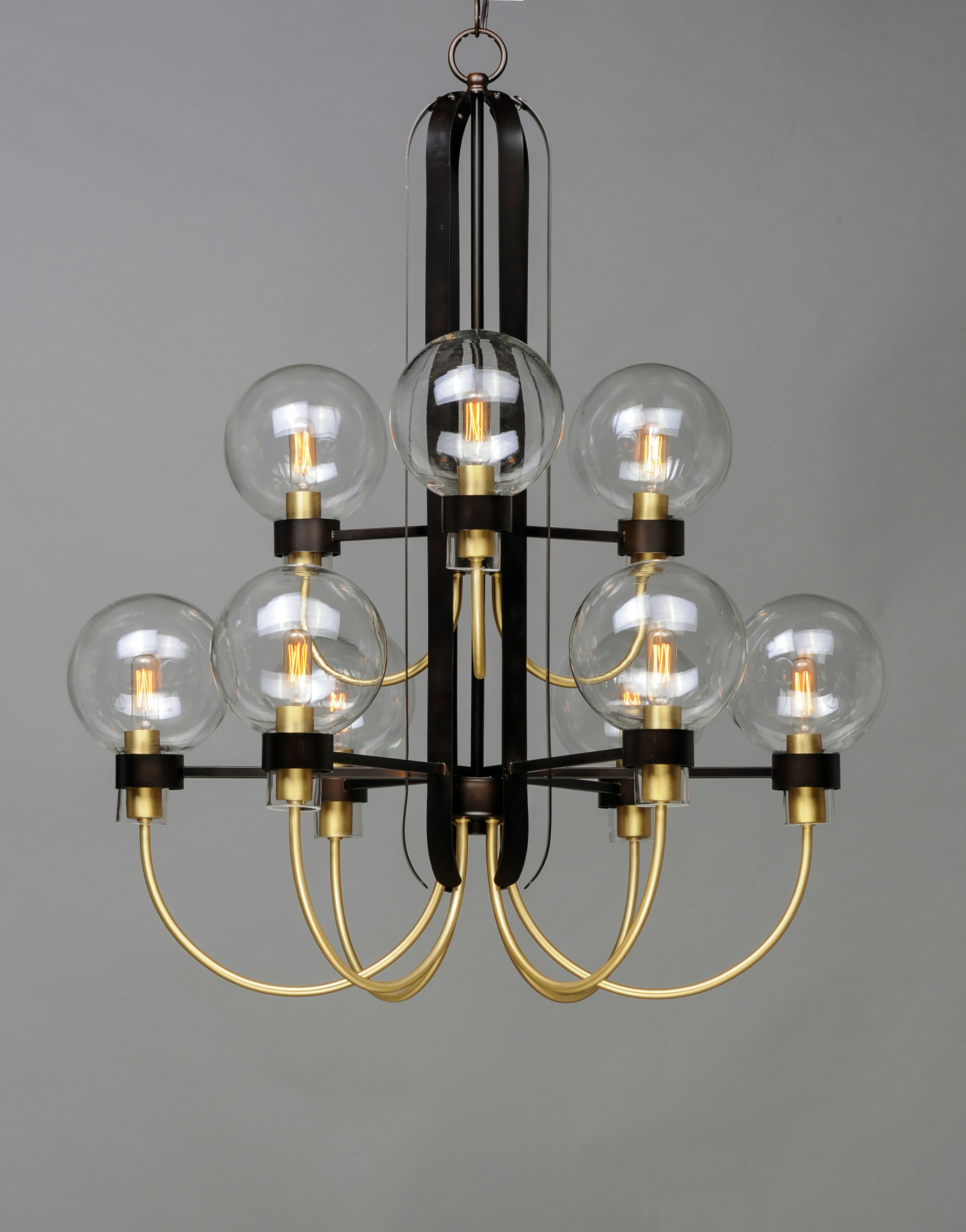 Bauhaus 9-Light Chandelier
