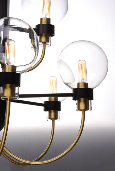 Bauhaus 9-Light Chandelier