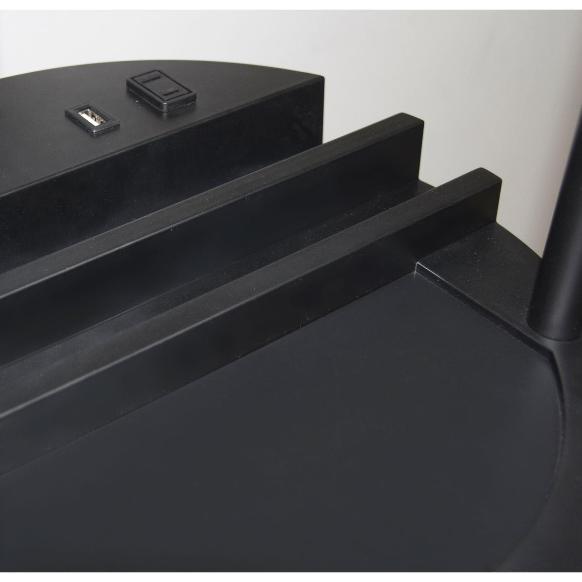 Charging Station Shelf Floor Lamp