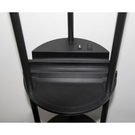 Charging Station Shelf Floor Lamp