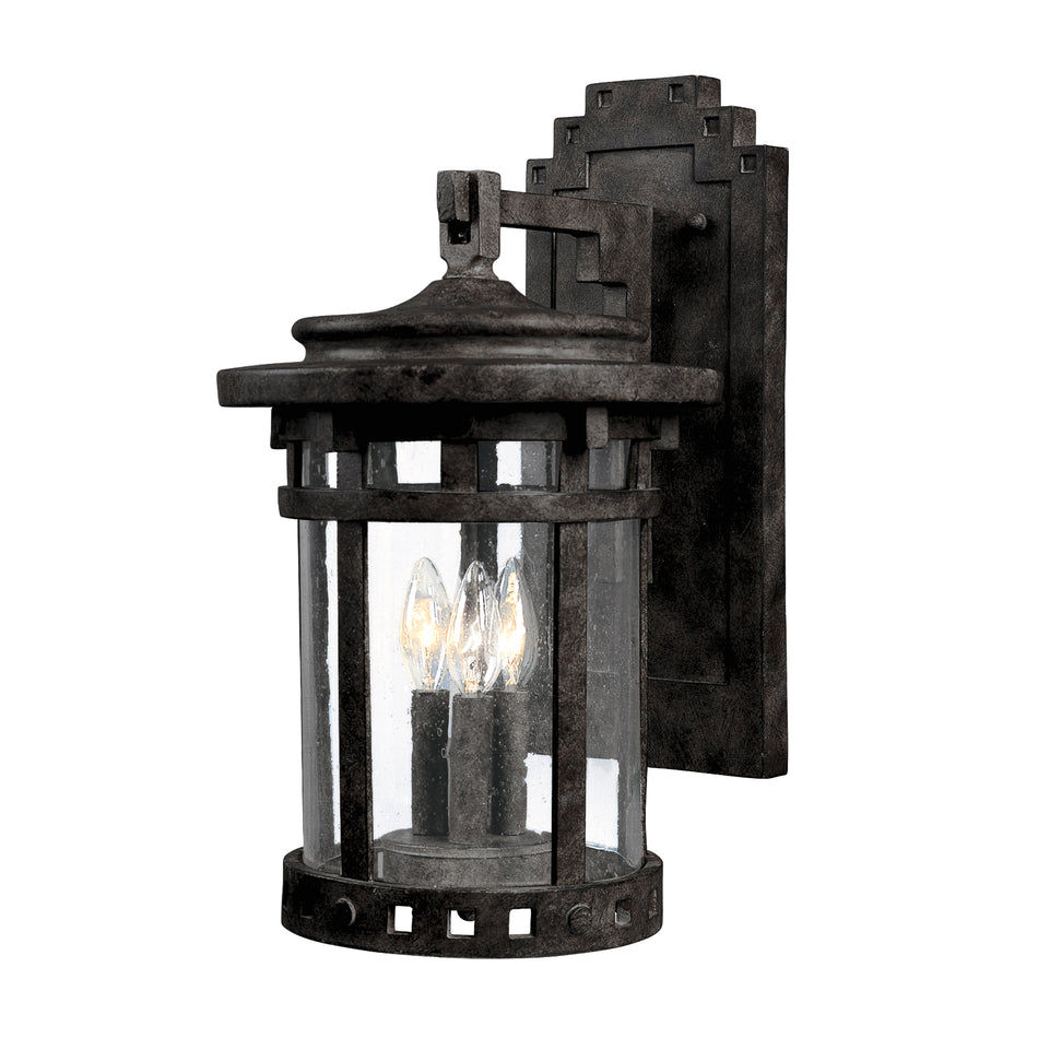 Santa Barbara Cast 3-Light Outdoor Wall Lantern