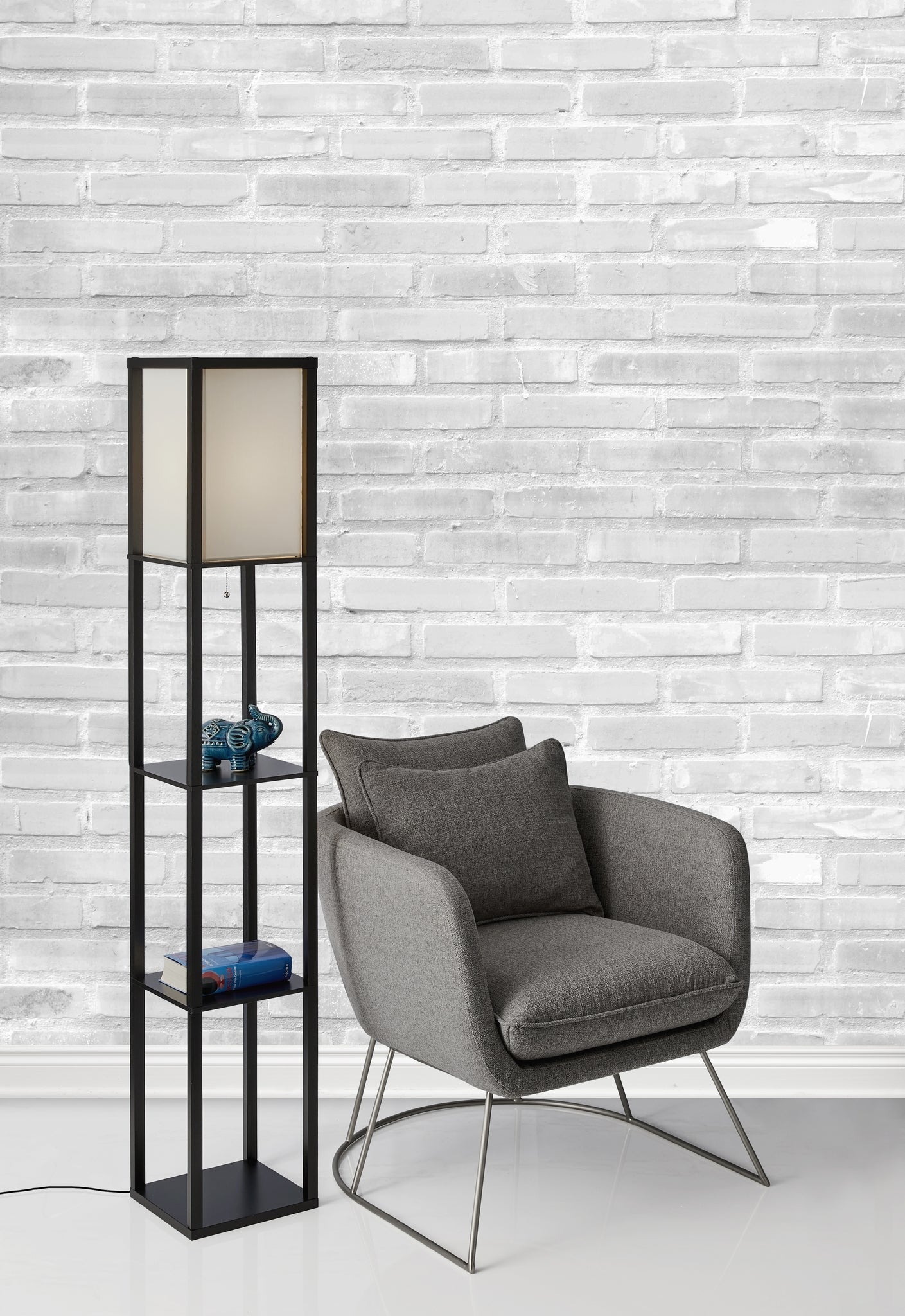 Wright Shelf Floor Lamp