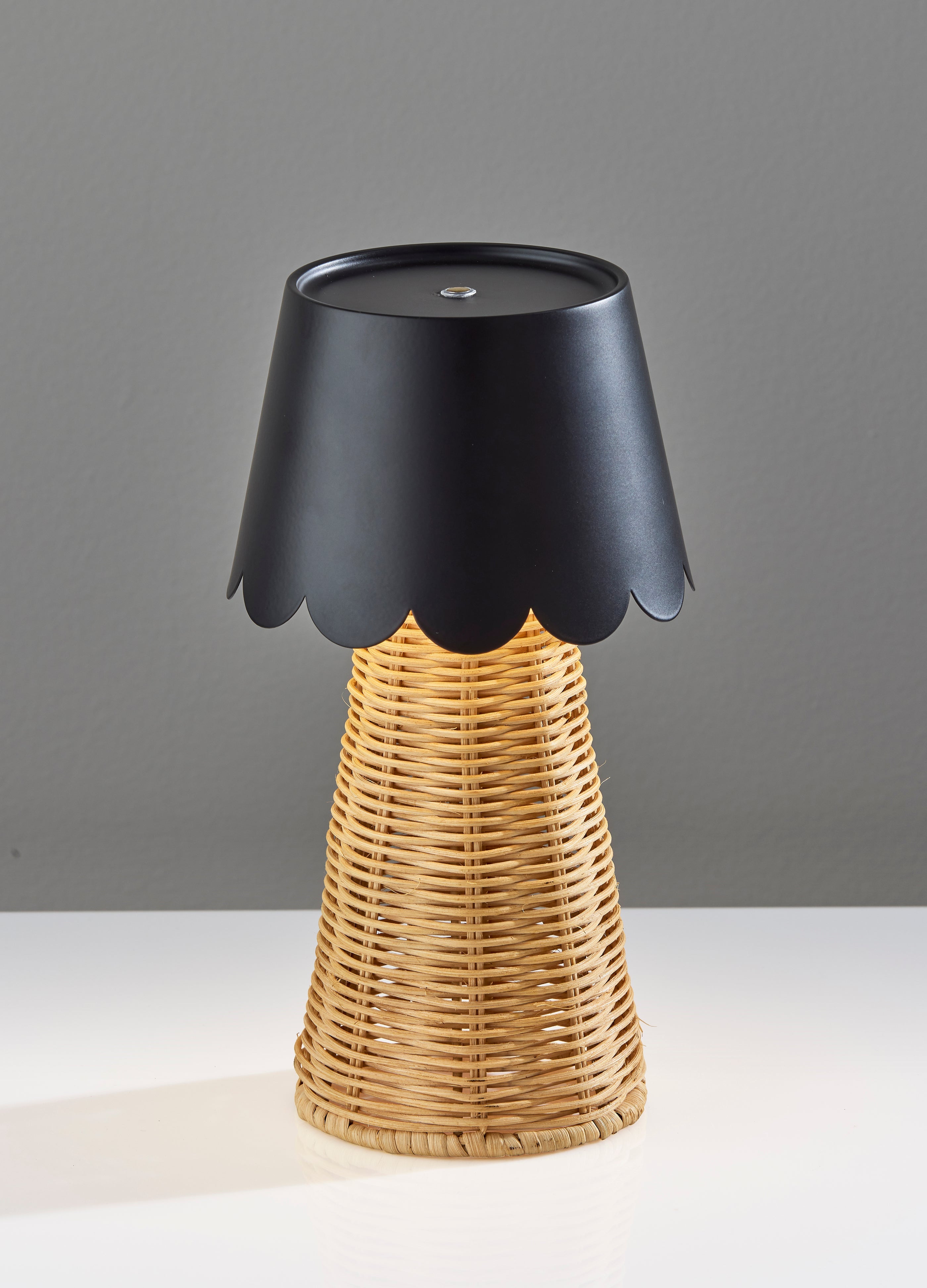 Tory LED Cordless Table Lamp- Black