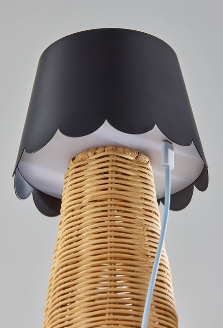 Tory LED Cordless Table Lamp- Black
