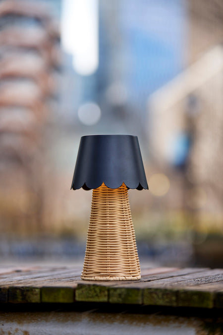 Tory LED Cordless Table Lamp- Black