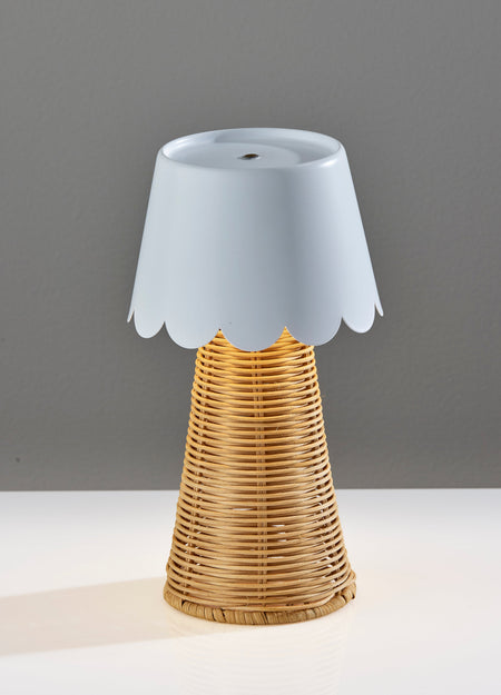 Tory LED Cordless Table Lamp- White