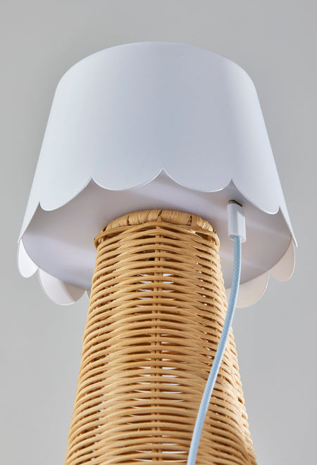 Tory LED Cordless Table Lamp- White