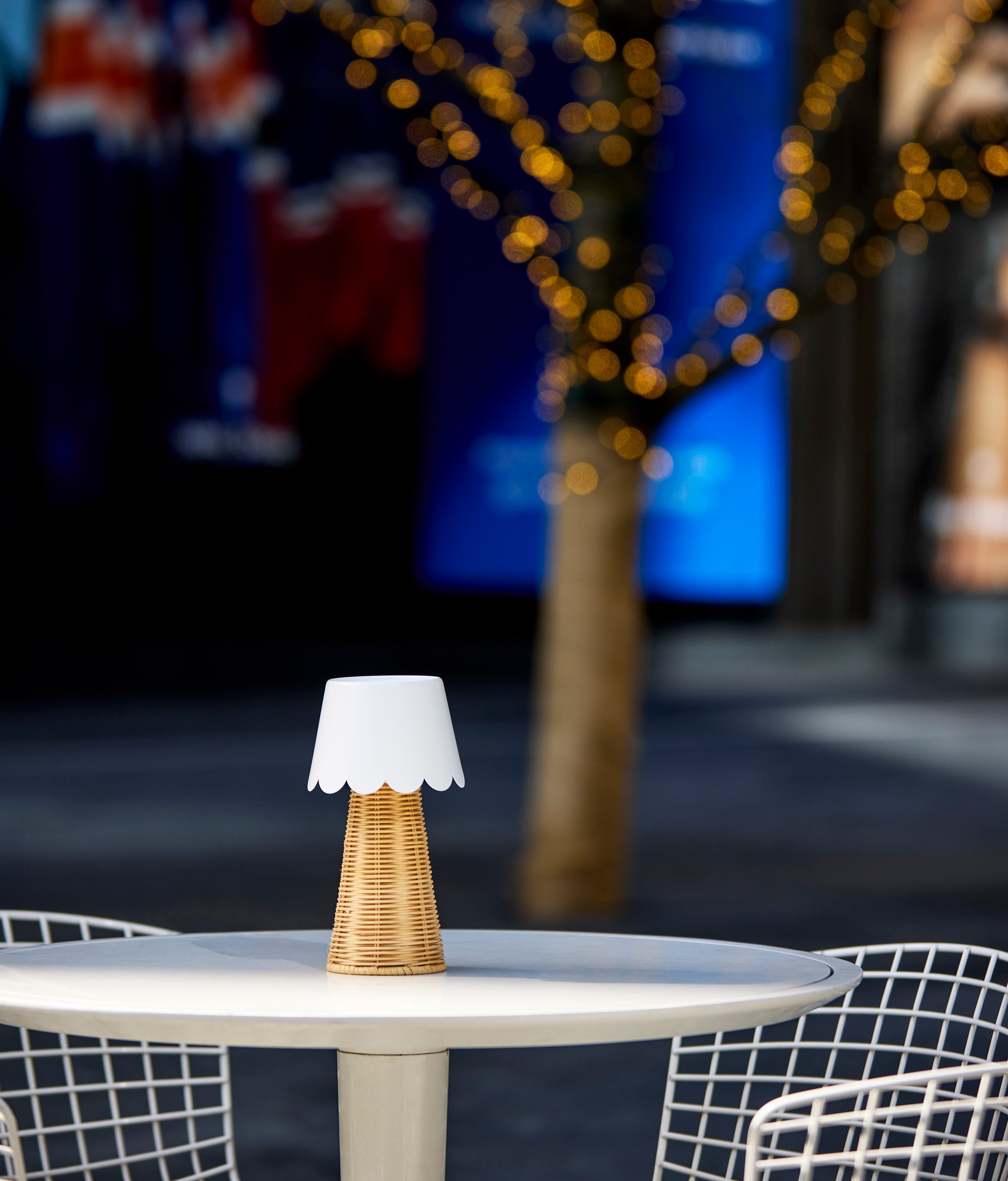 Tory LED Cordless Table Lamp- White