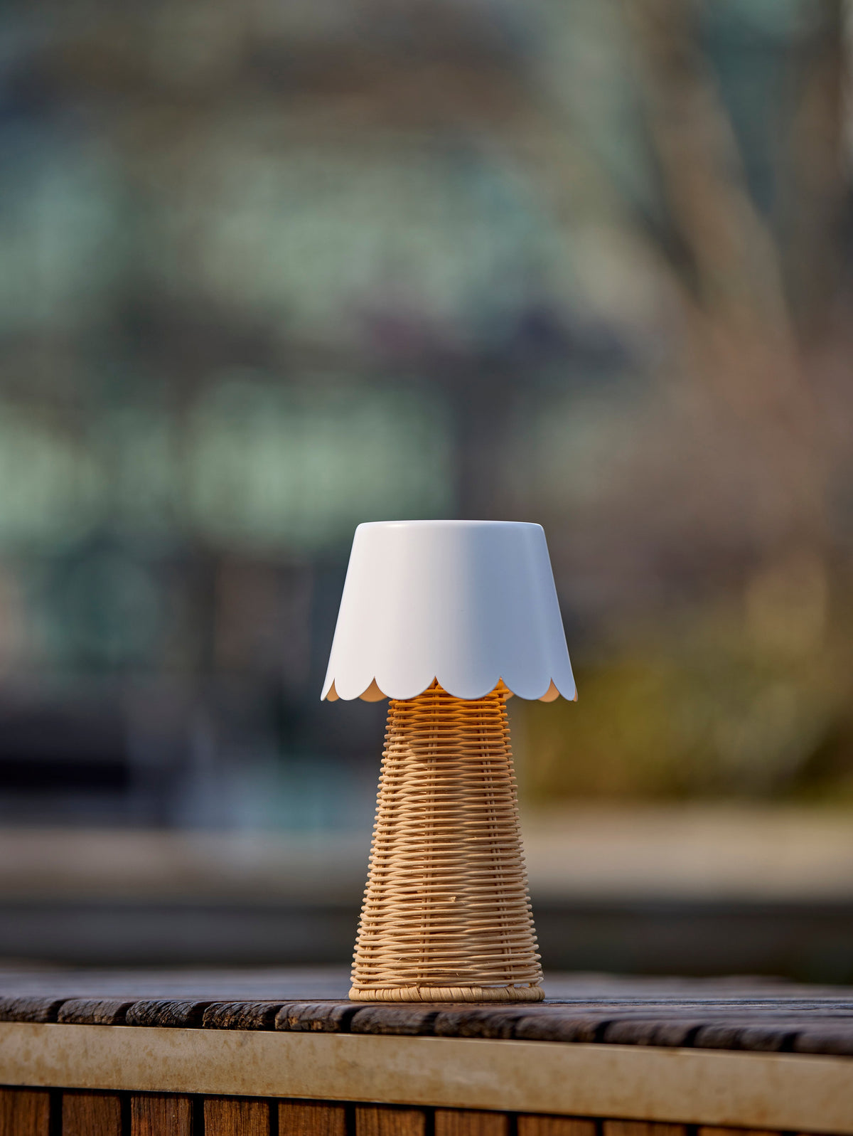 Tory LED Cordless Table Lamp- White