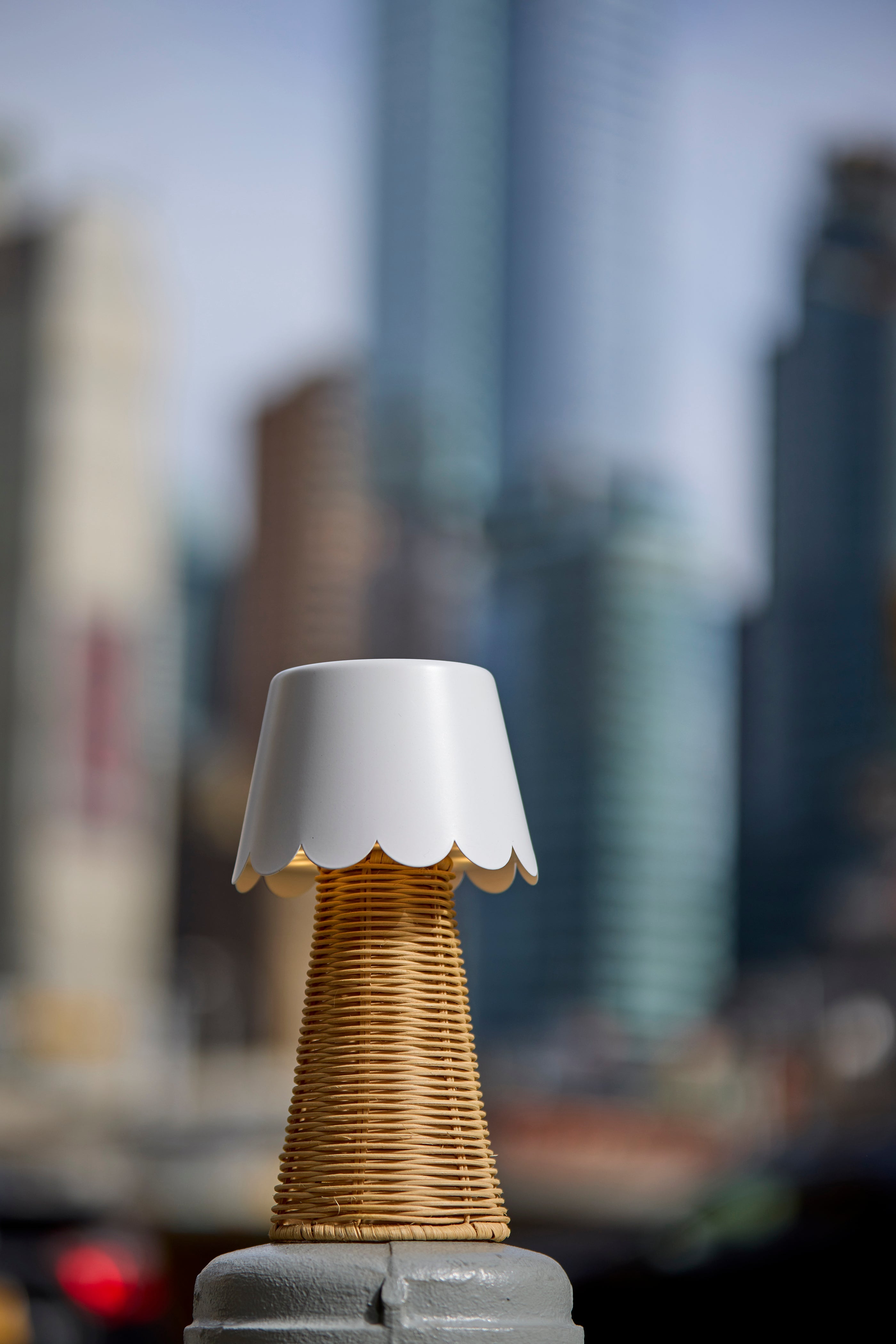 Tory LED Cordless Table Lamp- White