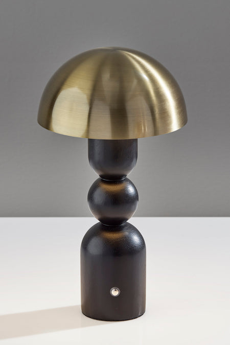 Connie LED Cordless Table Lamp- Black