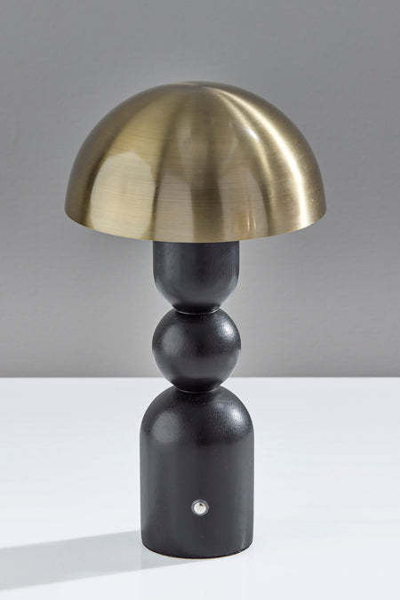 Connie LED Cordless Table Lamp- Black